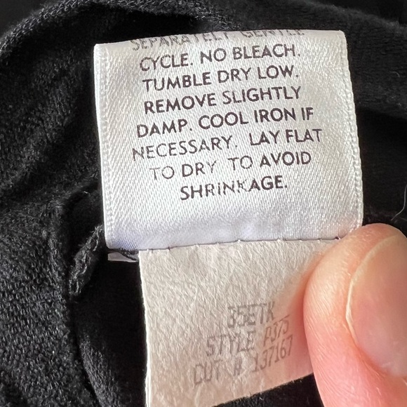 Eileen Fisher Women's XS Textured Pants. Ankle Length. Straight Leg. Business - Picture 11 of 11